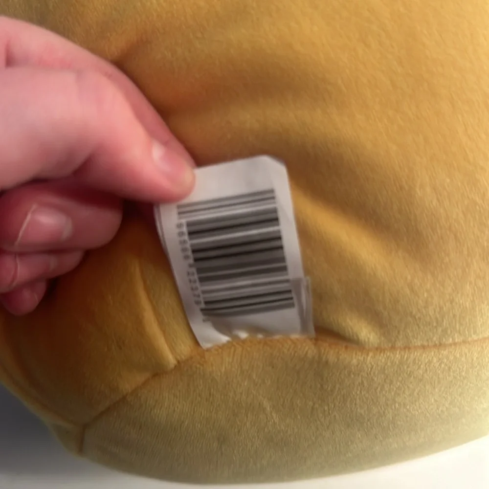 Enid the Neon Yellow Mushroom- 12” plush NWT Purple green spots - Picture 11 of 13